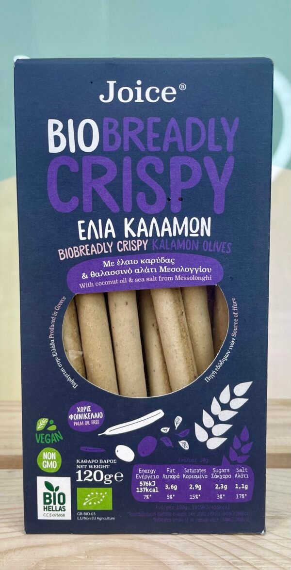 Κριτσίνια με ελιά καλαμών Joice 120gr