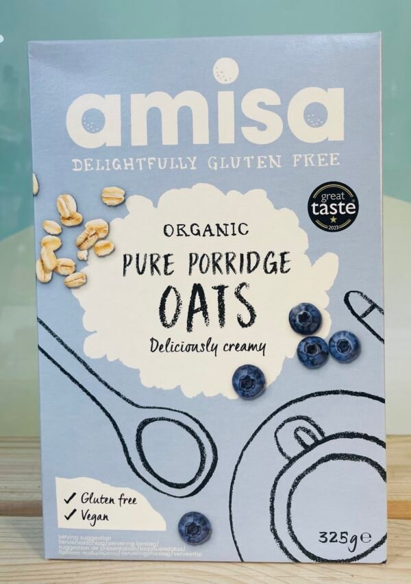 Νιφάδες βρώμης χωρίς γλουτένη Amisa 325gr