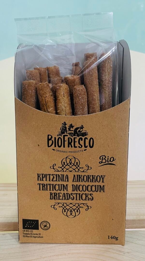 Κριτσίνια Δίκοκκου BIOFRESCO 140γρ