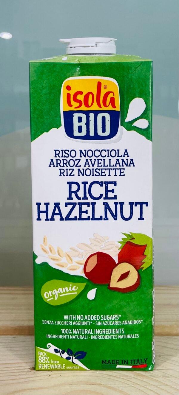 Ρόφημα ρύζι-φουντούκι Isola bio 1lt
