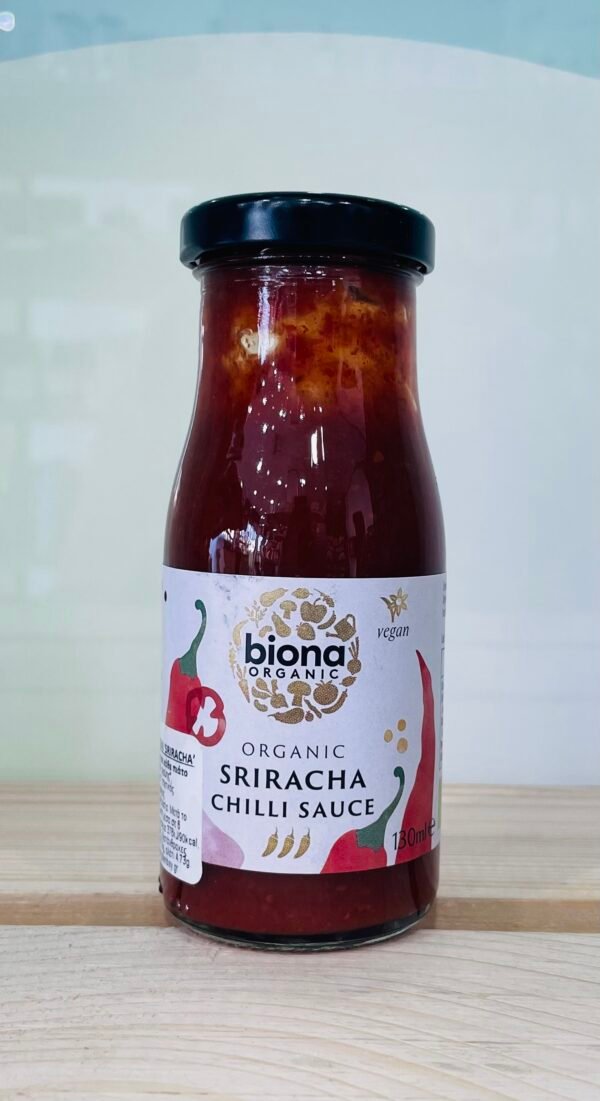 Βιολογική καυτερή σώς τσίλι SRIRACHA 130ml BIONA