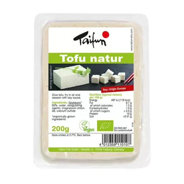 Τόφου φυσικό 200γρ Taifun