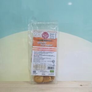 Βιολογικά μπισκότα πορτοκαλιού 200γρ VEGAN
