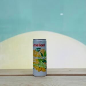Aνθρακούχο τσαϊ κομπούχα λάϊμ-τζίντζερ 250ml