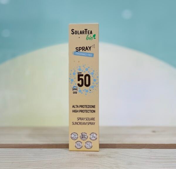 ΒΙΟ Αντηλιακό Spray προσώπου-σώματος SPF 50 SOLARTEA