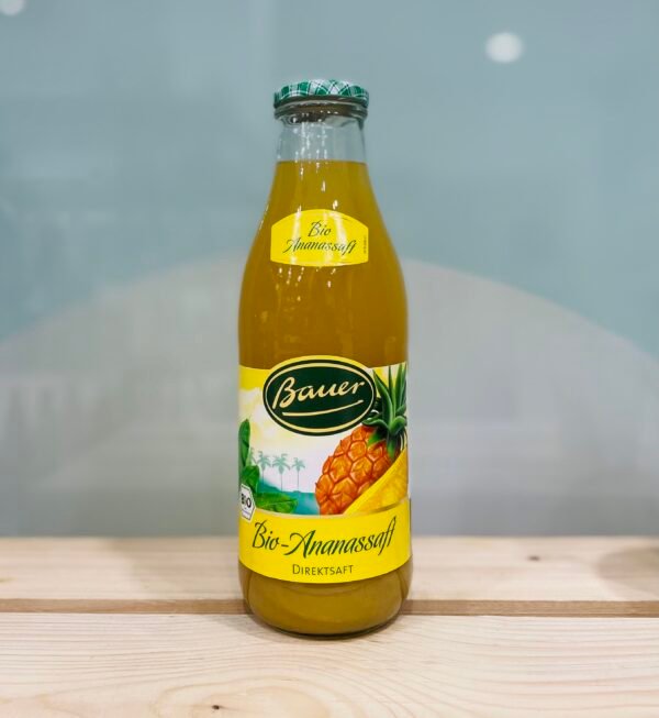 Βιολογικός χυμός Ανανά 980ml Bauer