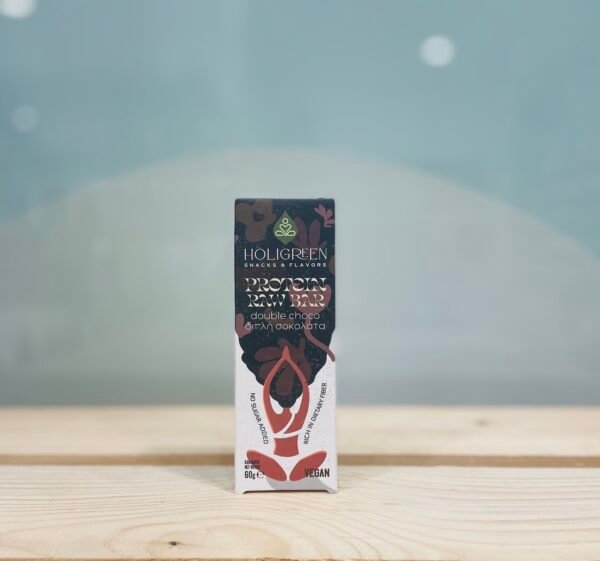 Protein raw bar double choco HOLIGREEN 60gr