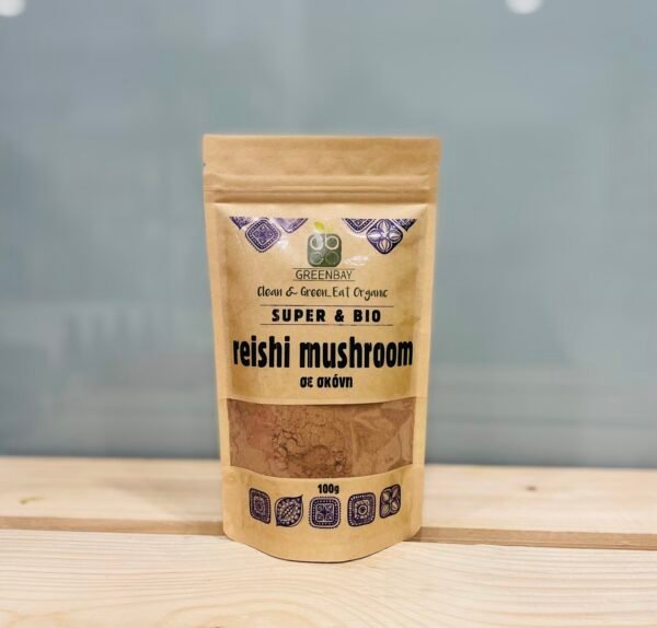 Bιολογικό REISHI μανιτάρι σε σκόνη 100γρ GREENBAY